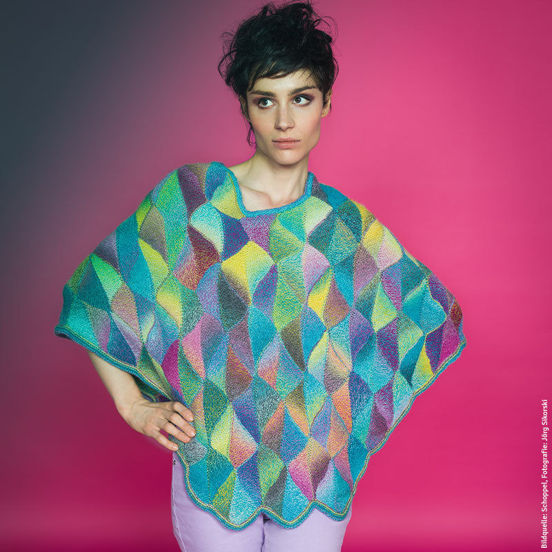 Damenponcho "Zauberball Crazy" 109299.17