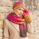 Damenschal, Fausthandschuhe und Mütze "1-2-3 Ideen Merino" 109355.27