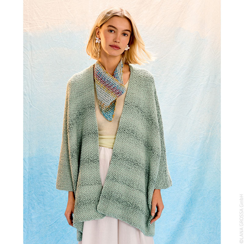 Damenkimonojacke "Cotonella & Gomitolo Tono" 109401.25