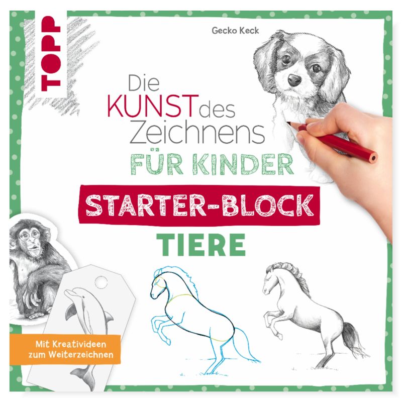 Starter-Block "Die Kunst des Zeichnens für Kinder - Tiere"