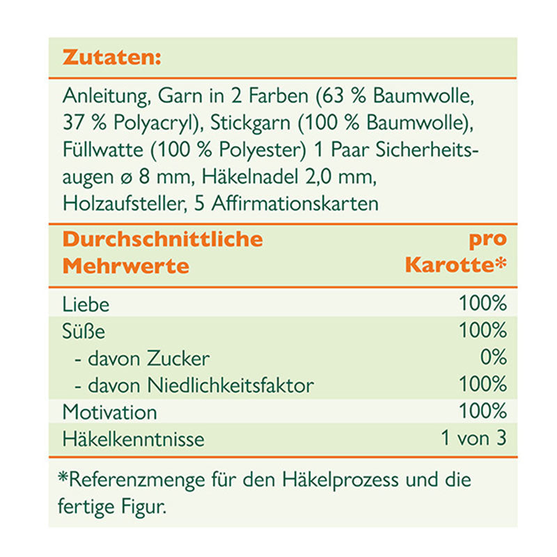 Häkelset "Coole Karotte"
