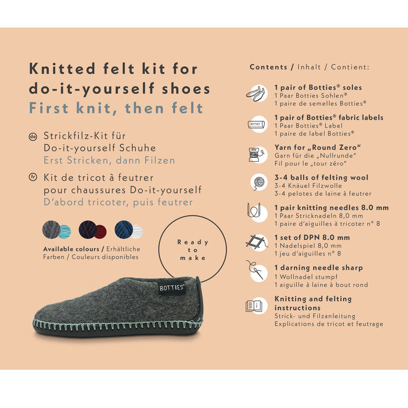 Botties Box "indigo + white"