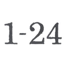 Stick & Stitch "Zahlen 1-24"