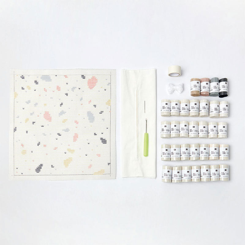 Knüpfset - Kissen "Terrazzo"