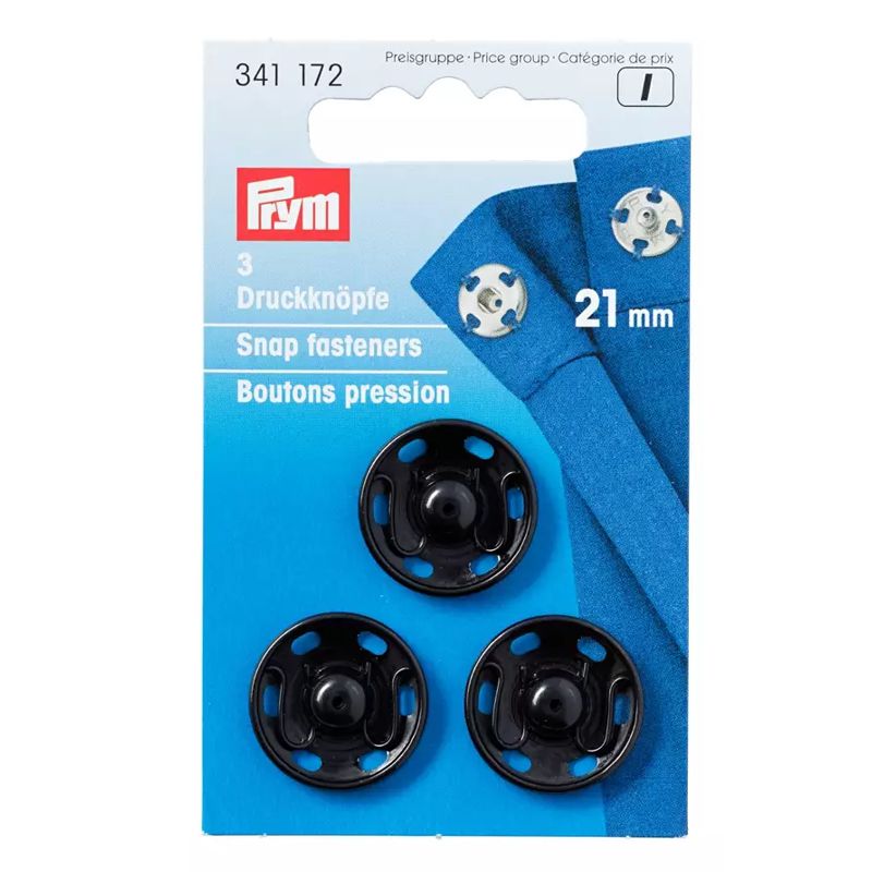 Annäh-Druckknöpfe 21 mm