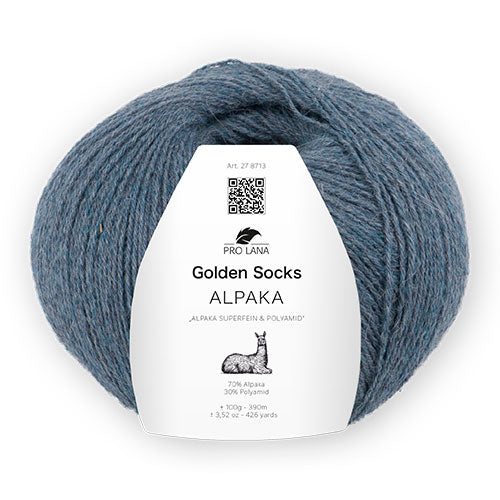 G.S. Alpaka hell jeans meliert