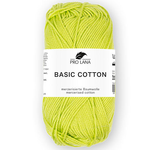 Basic Cotton leuchtgrün