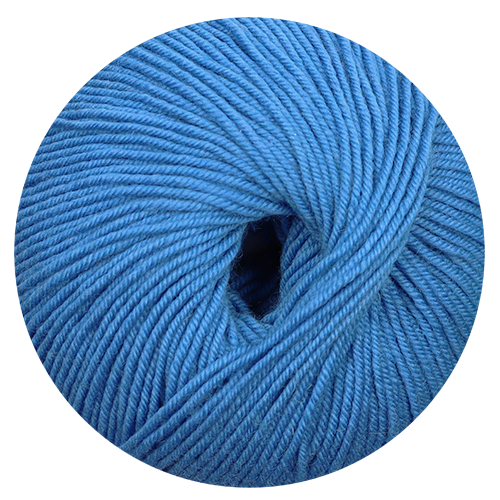 Merino extrafein azurblau
