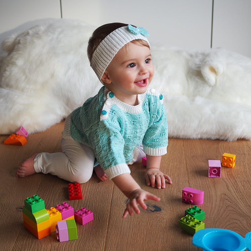 Kinderpullover & Stirnband "Piazza" 757221