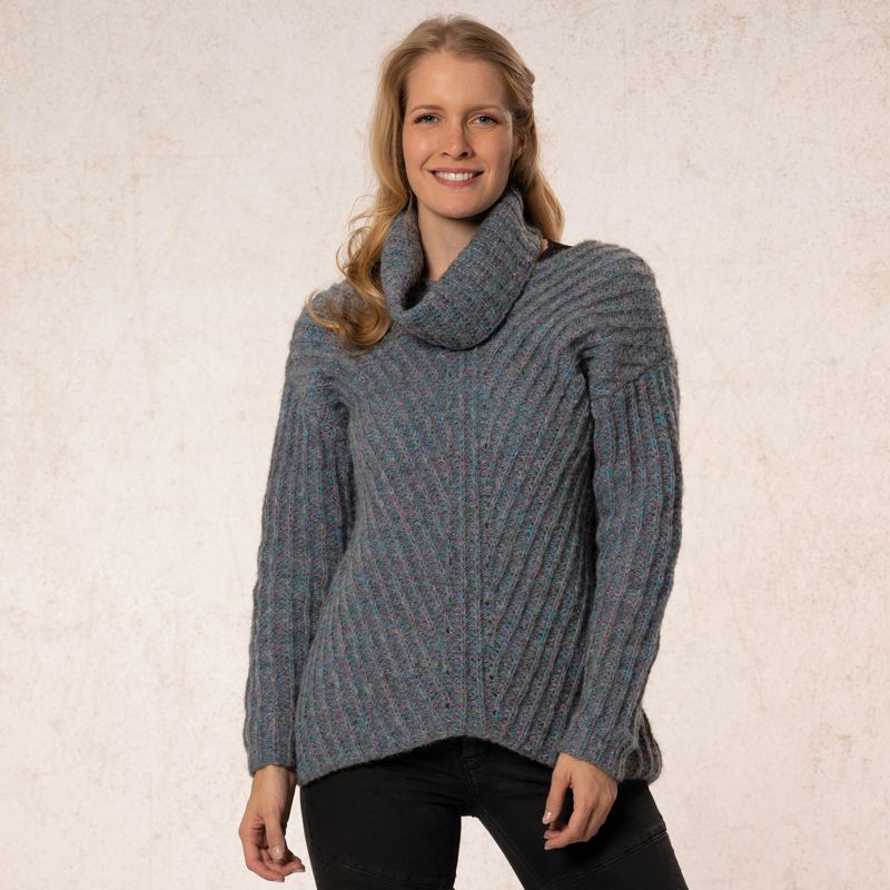 Damenpullover mit Loop "Madeira" 762067