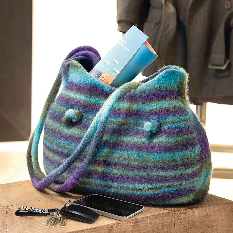 Gefilzte Tasche "Filzwolle Spectra" 763060