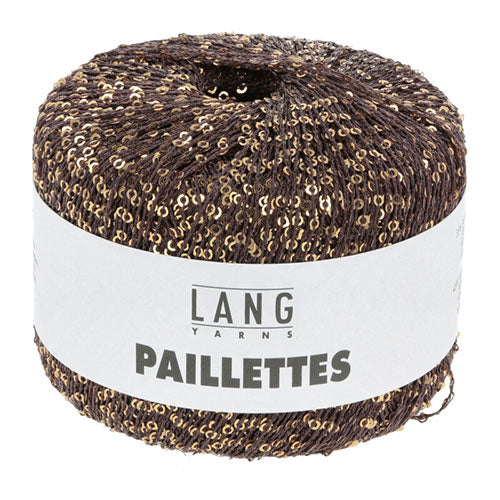 Paillettes braun