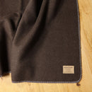 Decke "Altai" braun / dunkelbraun