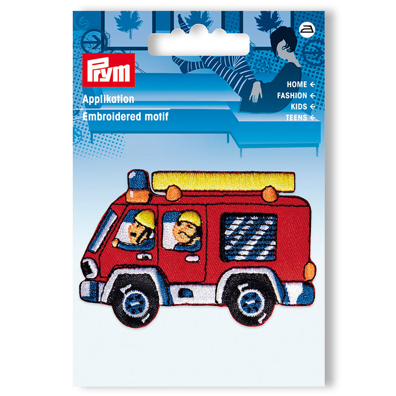 Applikation zum Aufbügeln "Feuerwehr"