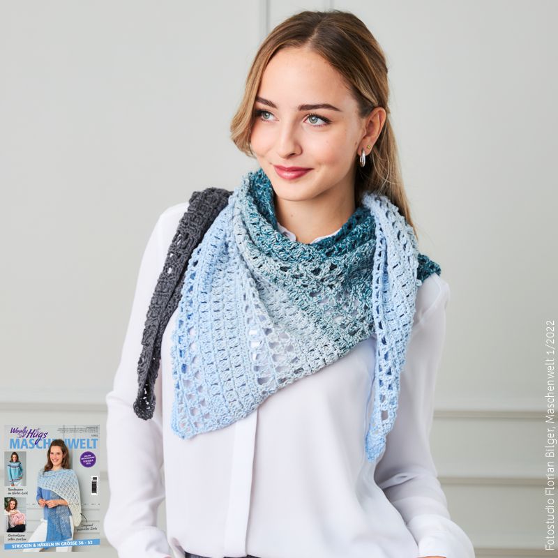 Dreiecktuch "Bobbel Cotton" LK4482