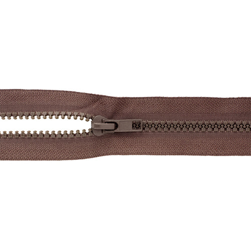 Reißverschluss braun 75cm