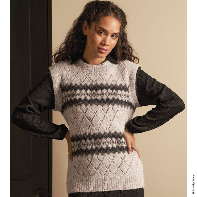 Damenpullunder "Fine Tweed Haze" 109235.8