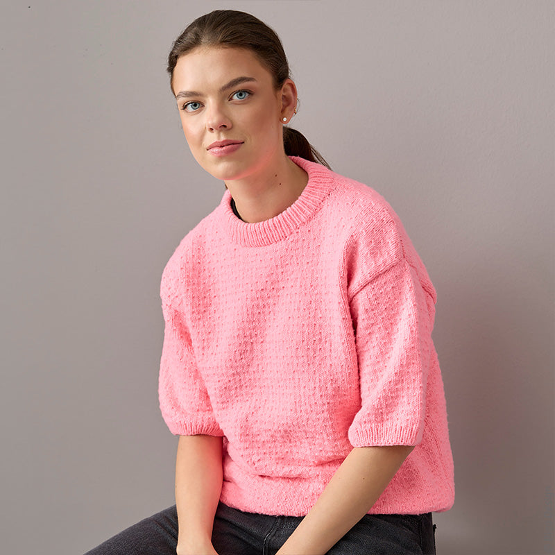 Damenpulli "Vegan Cashmere Neon" 109278.13a