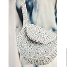 Gehäkelte Tasche "Leder Look Glitter" 109328.18