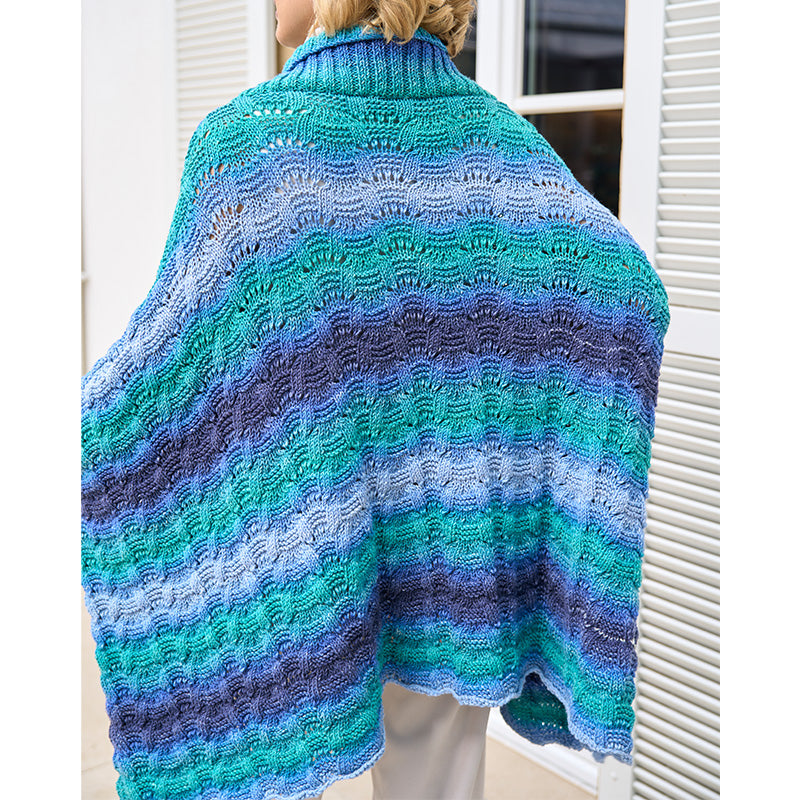 Damenponchopullover "1-2-3 Ideen Merino" 109355.10