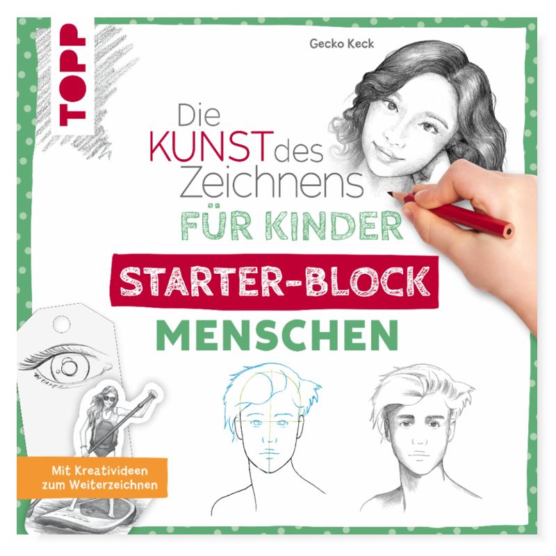 Starter-Block "Die Kunst des Zeichnens für Kinder - Menschen"