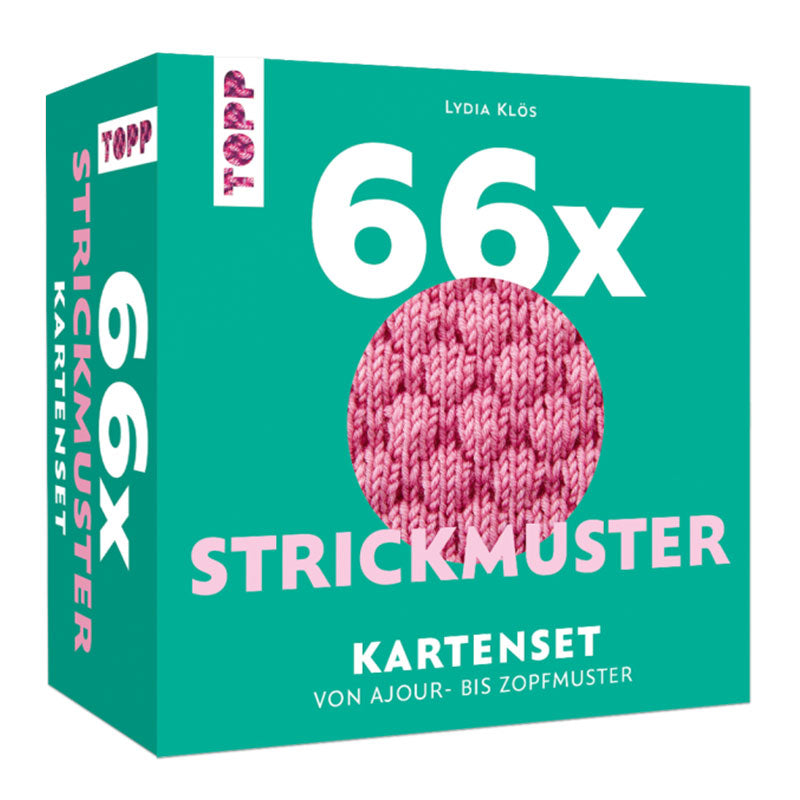 66x Strickmuster Kartenset