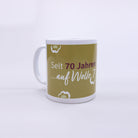 Jubiläumstasse "70 Jahre auf Wolle 7" II