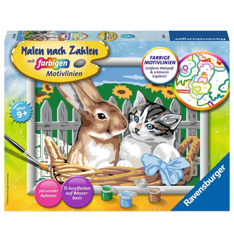 Malen nach Zahlen - Putzige Freunde