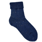 Feinstrumpf Tweed blau