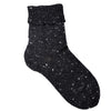 Feinstrumpf Tweed schwarz