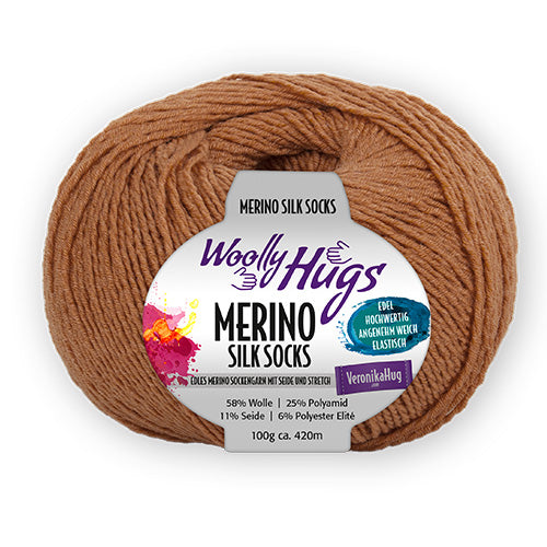 Merino Silk Socks camel