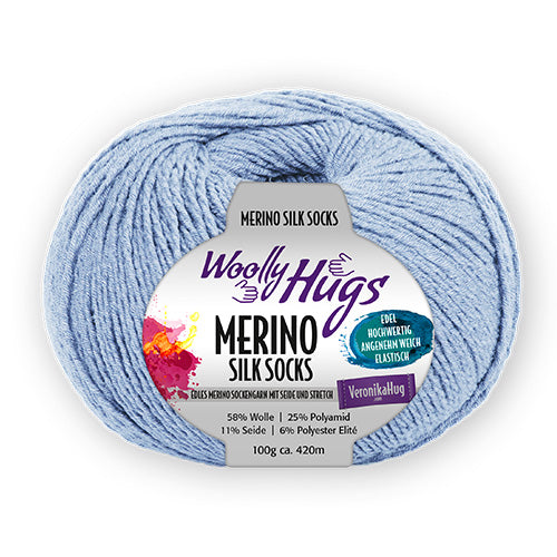Merino Silk Socks hellblau