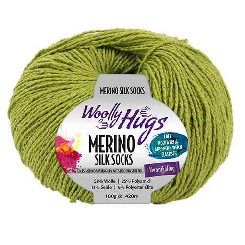 Merino Silk Socks grün