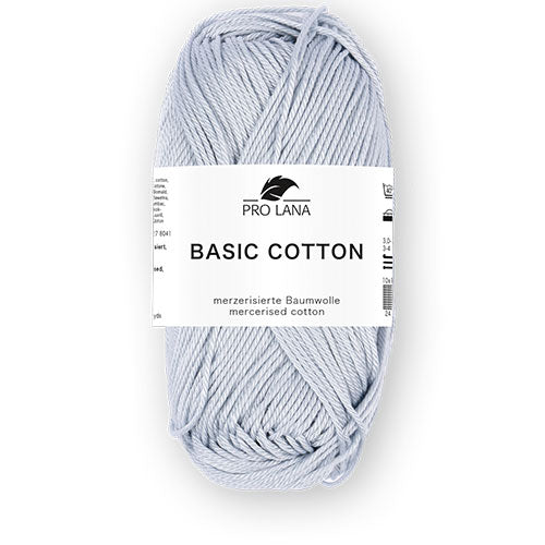 Basic Cotton hellgrau