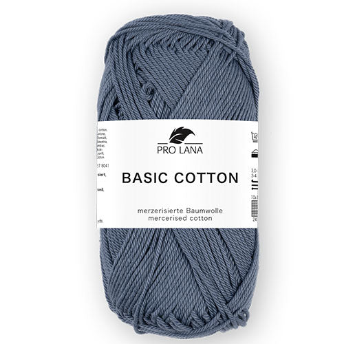 Basic Cotton graublau