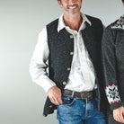 Herrentrachtenweste "Tweed" 754203