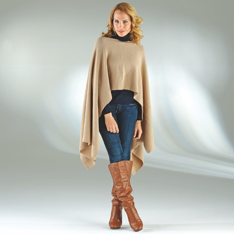 Poncho "Merino extrafein" 756032