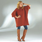 Damenponcho-Pullover "Ideal" 756112