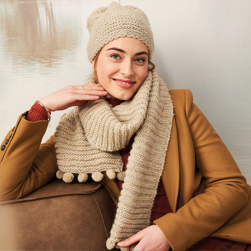 Mütze und Schal "Merino Super Kid" 763120