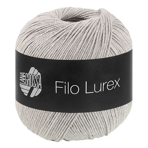 Filo Lurex hellgrau
