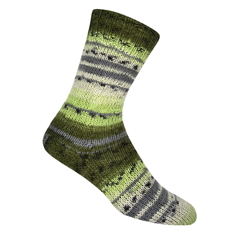 Supersocke 404 grün col.