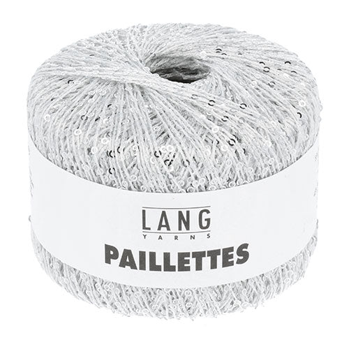 Paillettes weiß