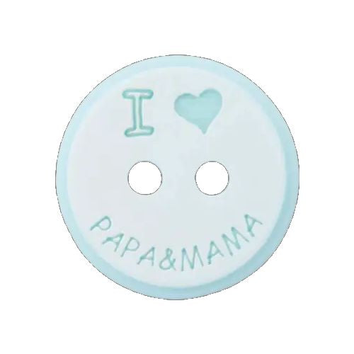 Knopf I love Papa & Mama