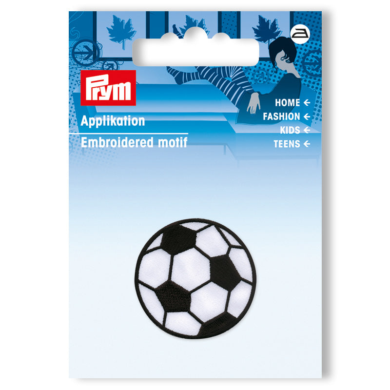 Applikation zum Aufbügeln "Fußball"