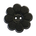 Blumenknopf schwarz 18mm