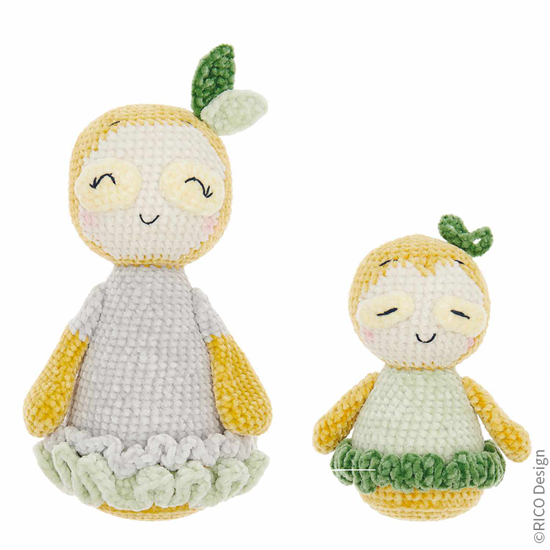 Kuscheltiere Faultiermama und Samy "Ricorumi Nilli Nilli" 109343.3