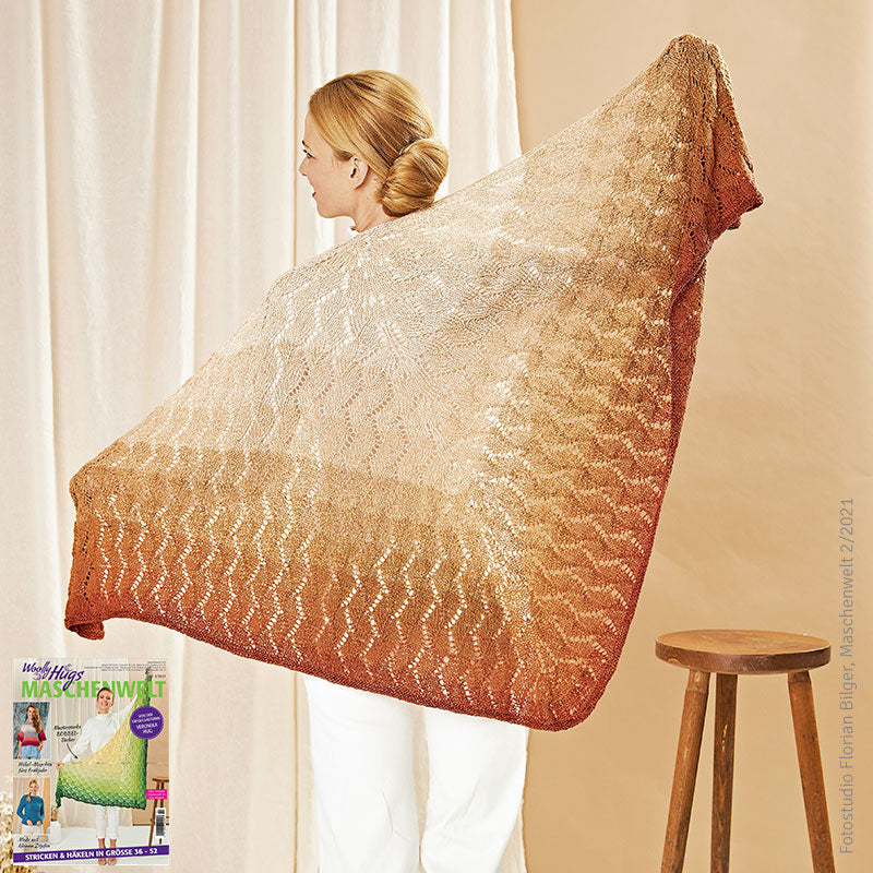 Dreiecktuch "Bobbel Cotton XXL" LK4331