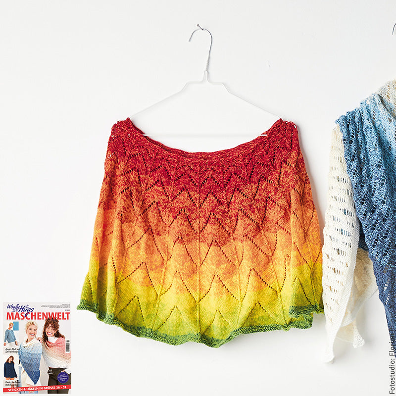 Kurzponcho "Bobbel Cotton XXL" LK4506