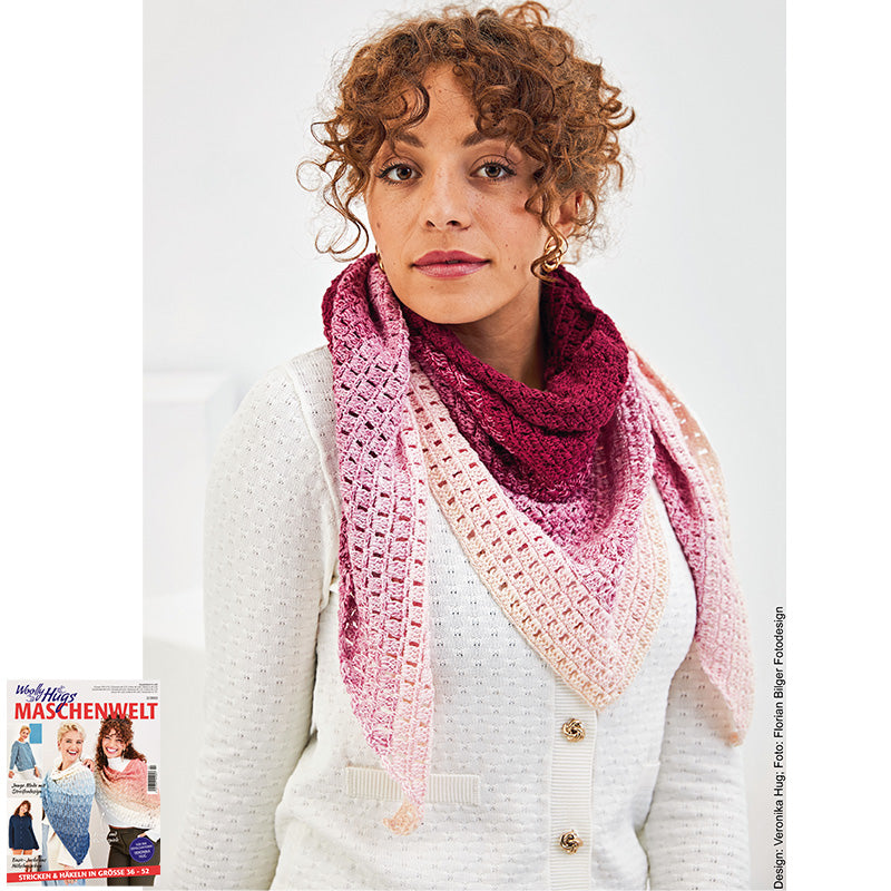 Dreiecktuch "Bobbel Cotton XXL" LK4513