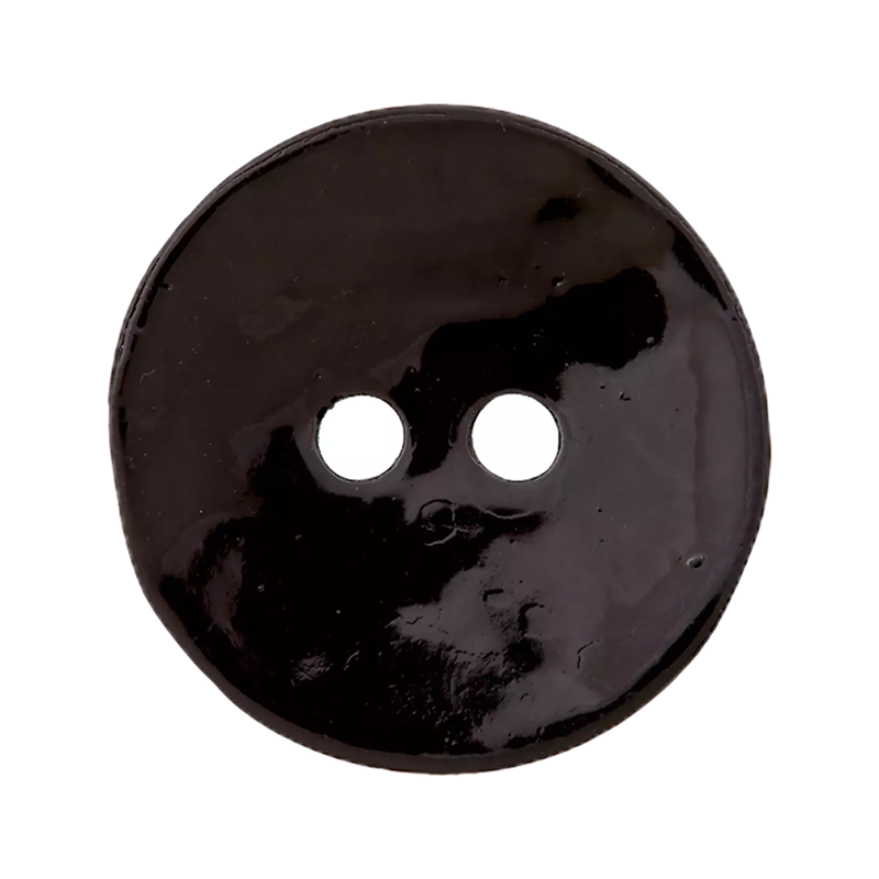 Perlmuttknopf schwarz 12mm